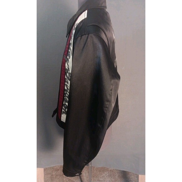 Harley Davidson Womans LARGE Nylon Embroidered Motorcycle Riding Jacket- NWOT - Picture 3 of 16